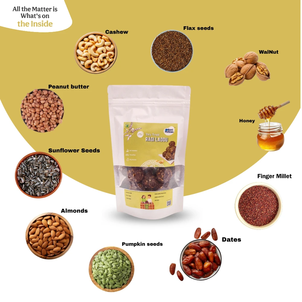 Ragi Dryfruit Laddus