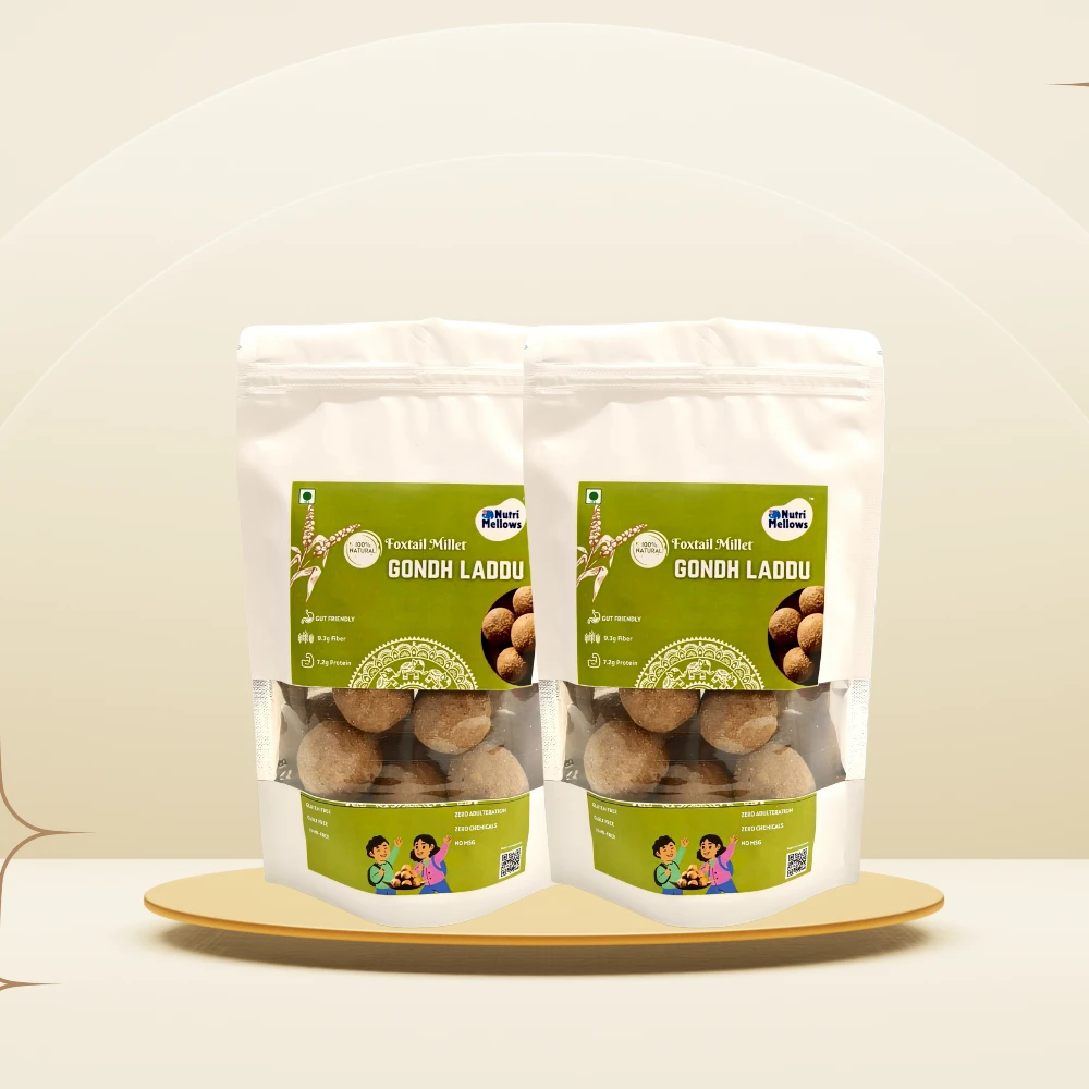 Foxtail Gongh Laddu 2 Packs(2*80g,2*160g)
