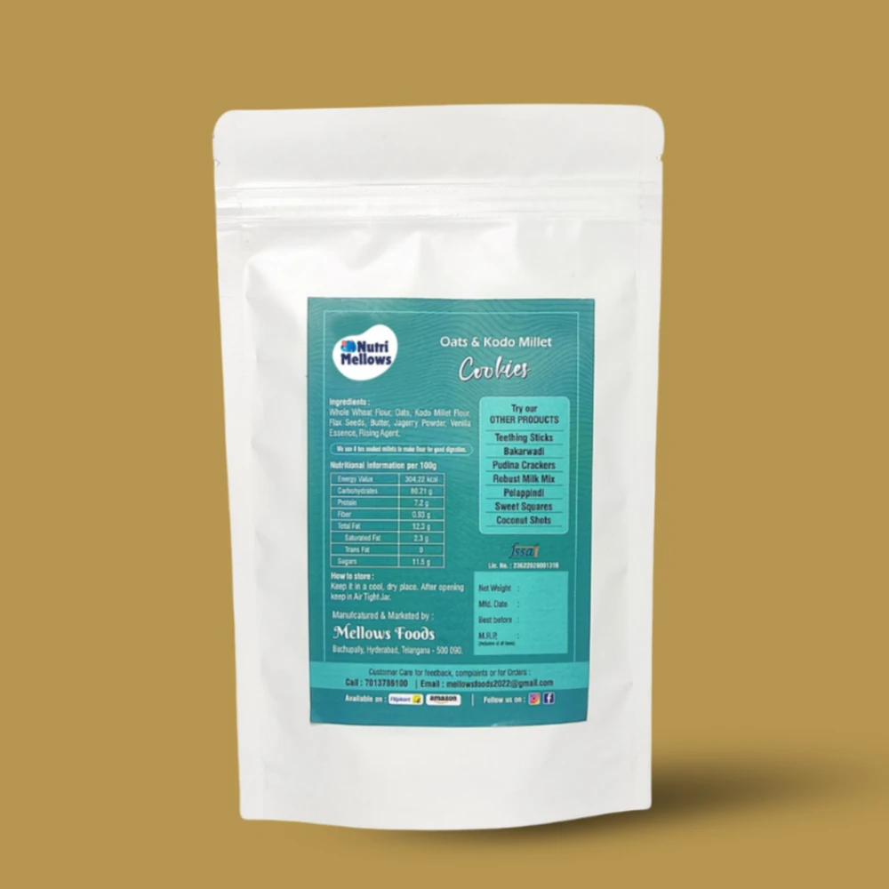 Dryfruit Oats Butter Cookies