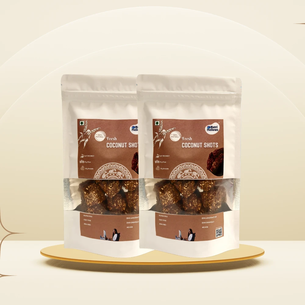 Fresh Coconut Shots 2 Packs(2*80g,2*160g)