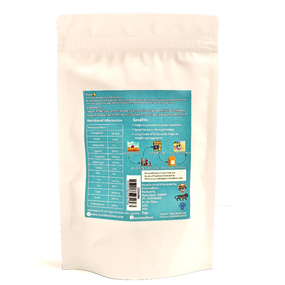 Ragi Chochip Cookies