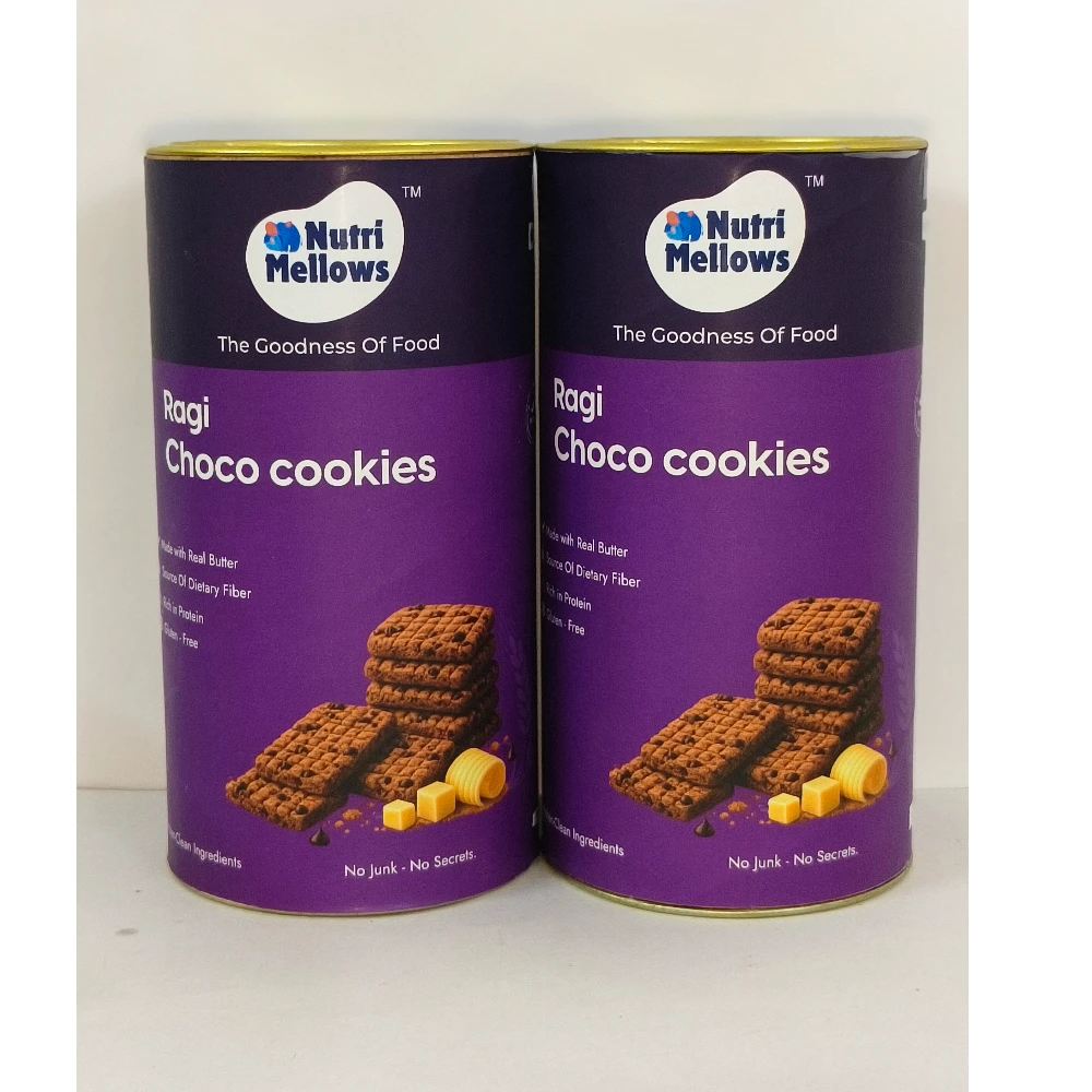 Ragi Choco Cookies- 2 Packs(2*80g,2*150g)