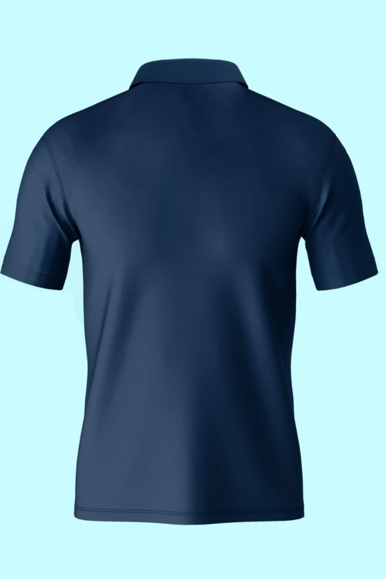 JRCY SKY BLUE CHECK  HALF SLEEVE SPORTS CRICKET TSHIRT FOR MEN