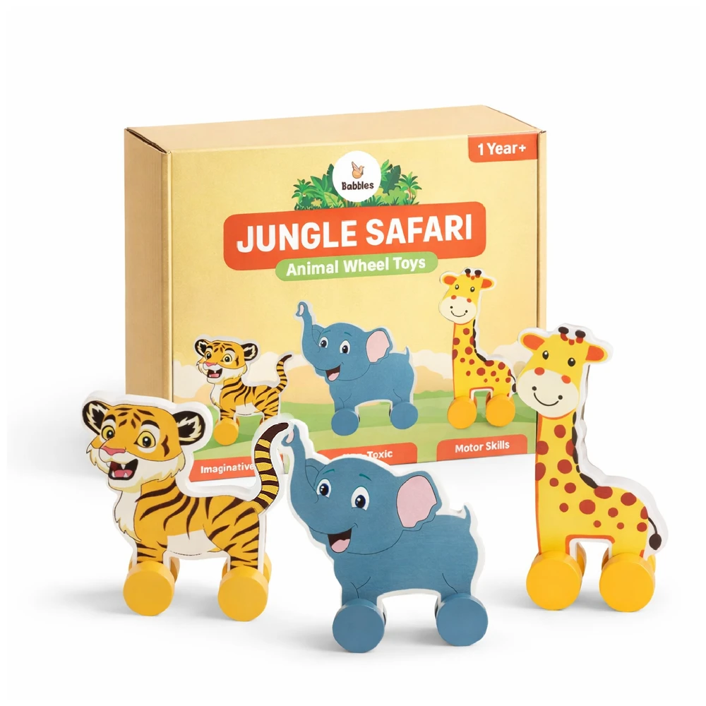 Push Toys- Animals(set of 3)