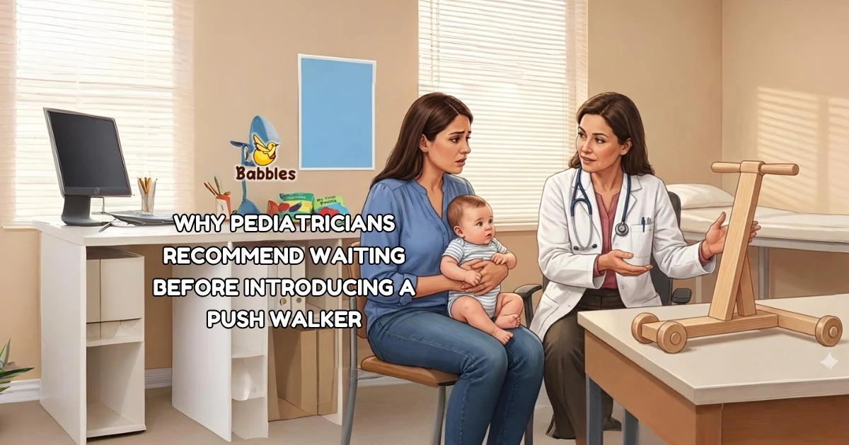 Why Pediatricians Recommend Waiting Before Introducing a Push Walker