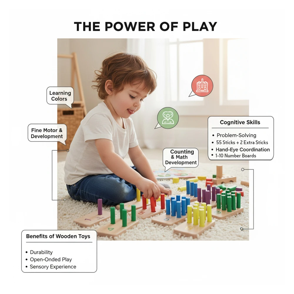 Number Counting Pegs