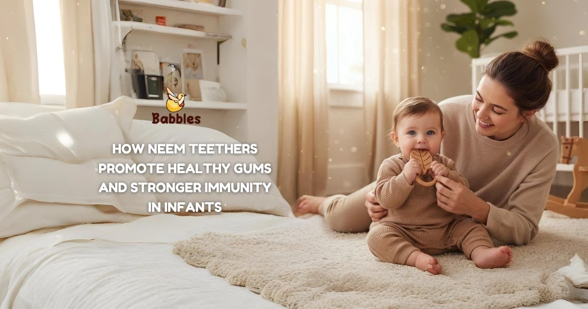 How Neem Teethers Promote Healthy Gums and Stronger Immunity in Infants