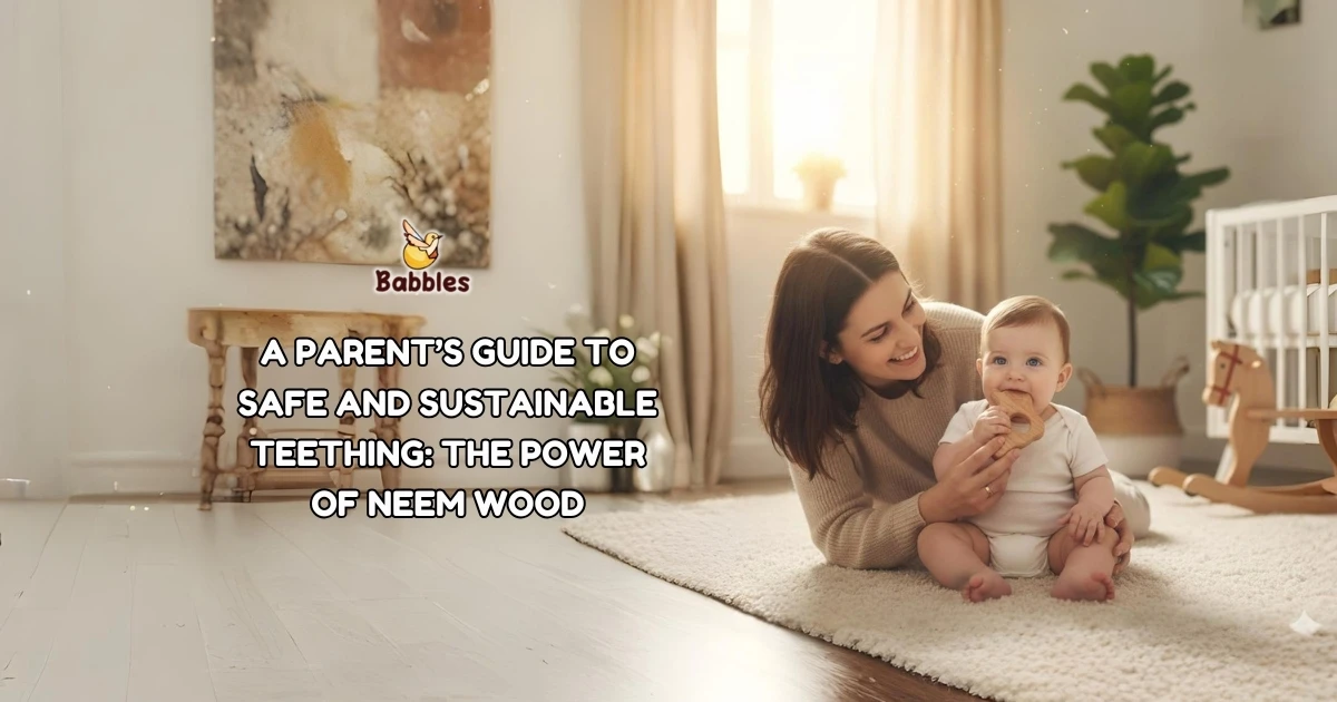 A Parents Guide to Safe and Sustainable Teething: The Power of Neem Wood