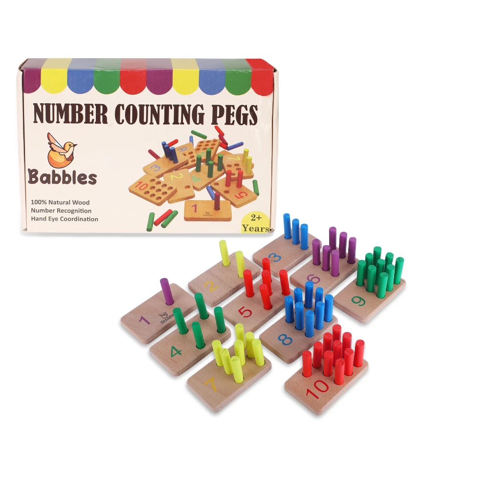 Number Counting Pegs