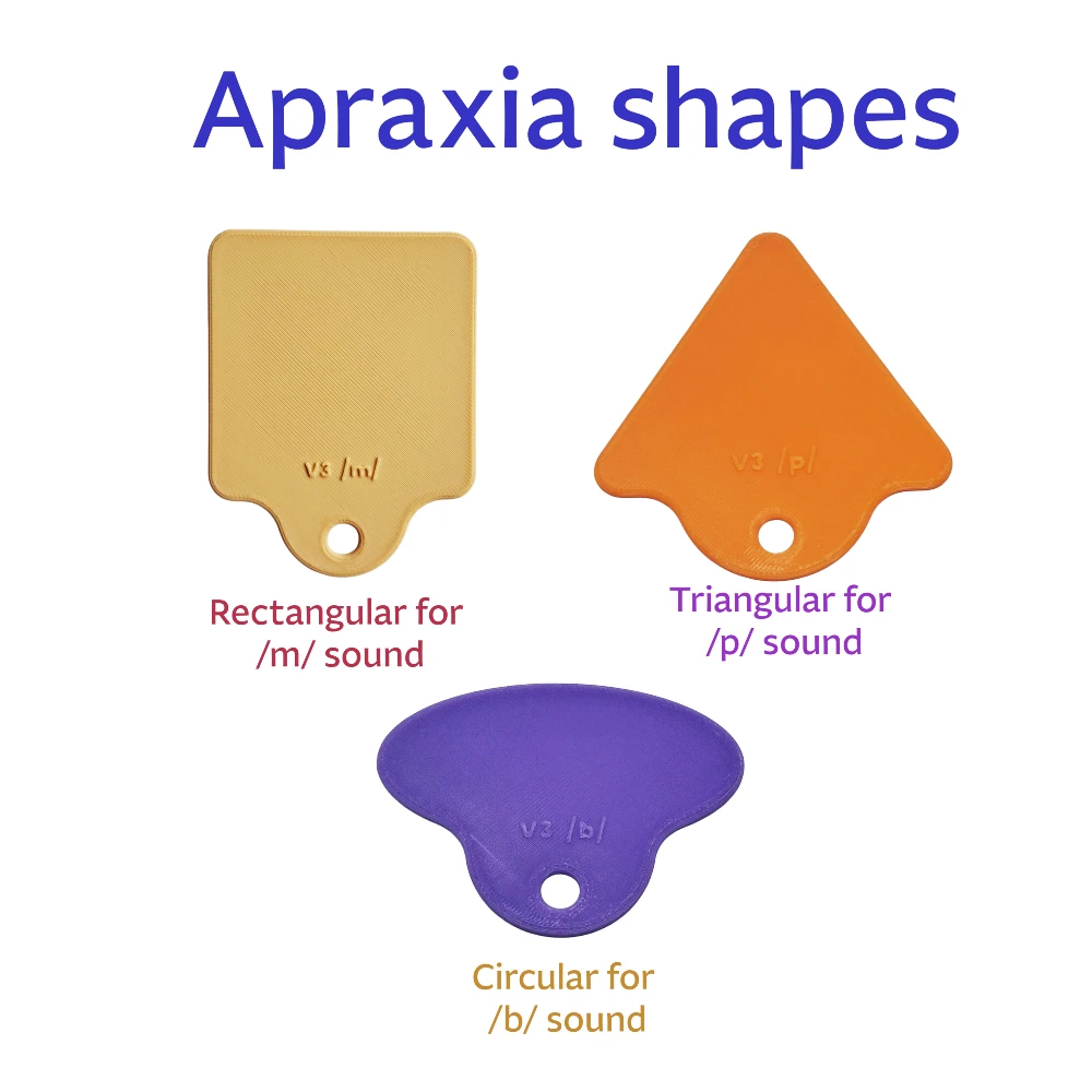 Apraxia Shapes and tubes kit
