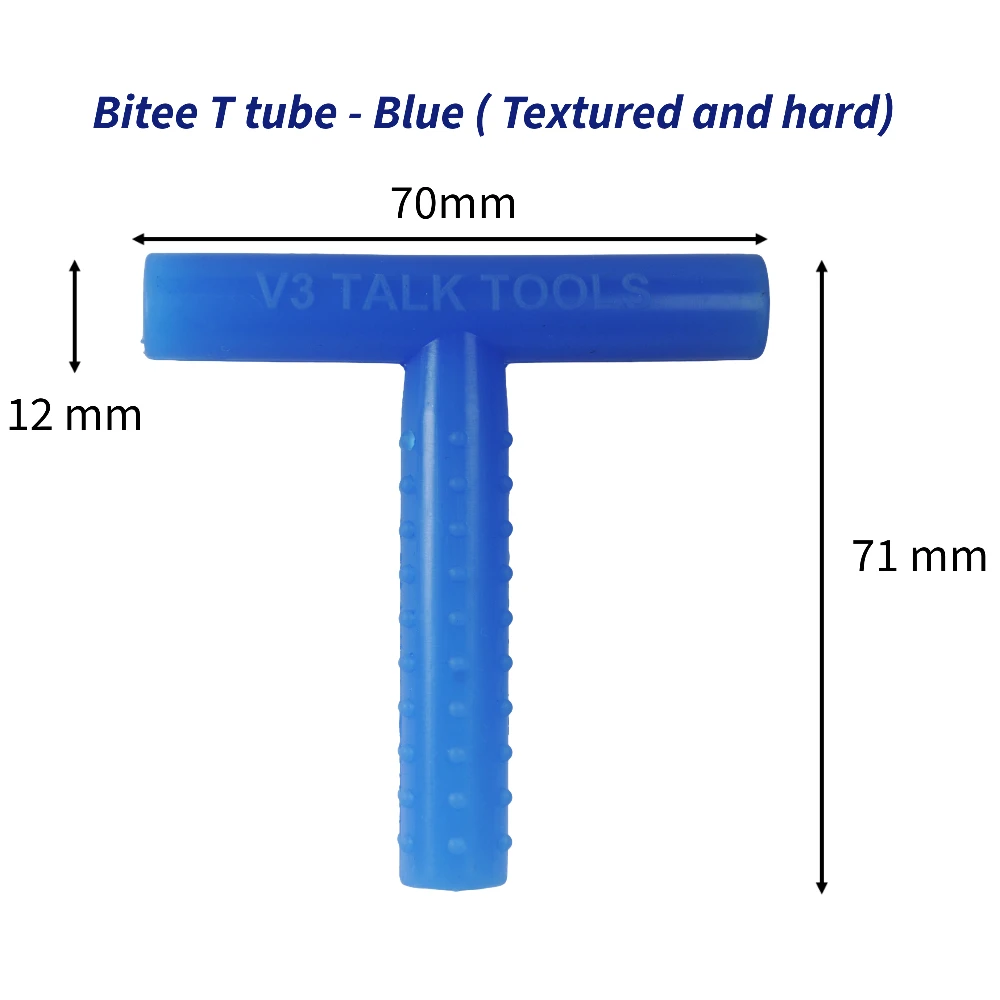 Bitee T tube Blue (textured and hard)