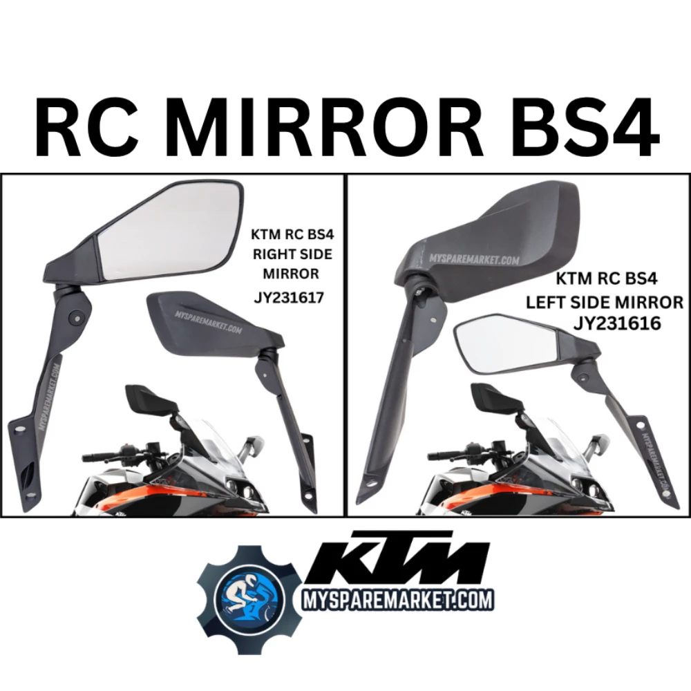 Mirror Without Blinkers RC BS4 = JY231616 (Left) / JY231617 (Right)