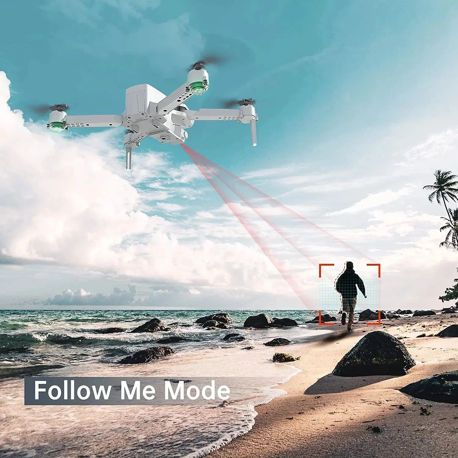 DR DG600C GPS Drone with 4K HD Camera for Adults RC Quadcopter with Auto Return Follow Me Mode Waypoint Flight Altitude Hold for Beginners and Experts