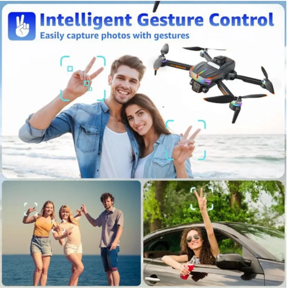 J6 GPS Drone with Smart Display Remote – Advanced Navigation, Long-Range Control, 4K Camera, Obstacle Avoidance, Precise Flight, Real-Time FPV, Perfect for Beginners & Adults