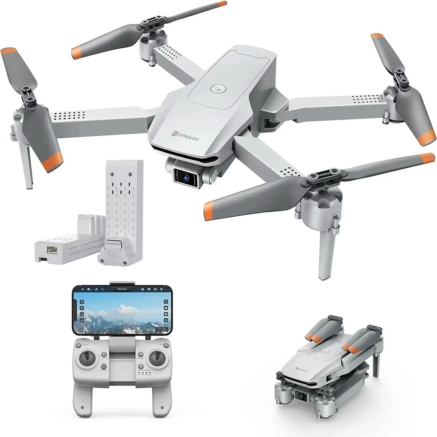 DR DG600C GPS Drone with 4K HD Camera for Adults RC Quadcopter with Auto Return Follow Me Mode Waypoint Flight Altitude Hold for Beginners and Experts