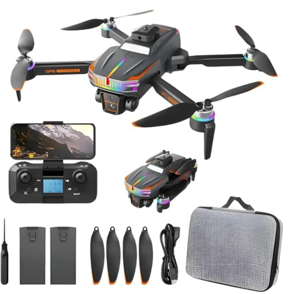 J6 GPS Drone with Smart Display Remote – Advanced Navigation, Long-Range Control, 4K Camera, Obstacle Avoidance, Precise Flight, Real-Time FPV, Perfect for Beginners & Adults