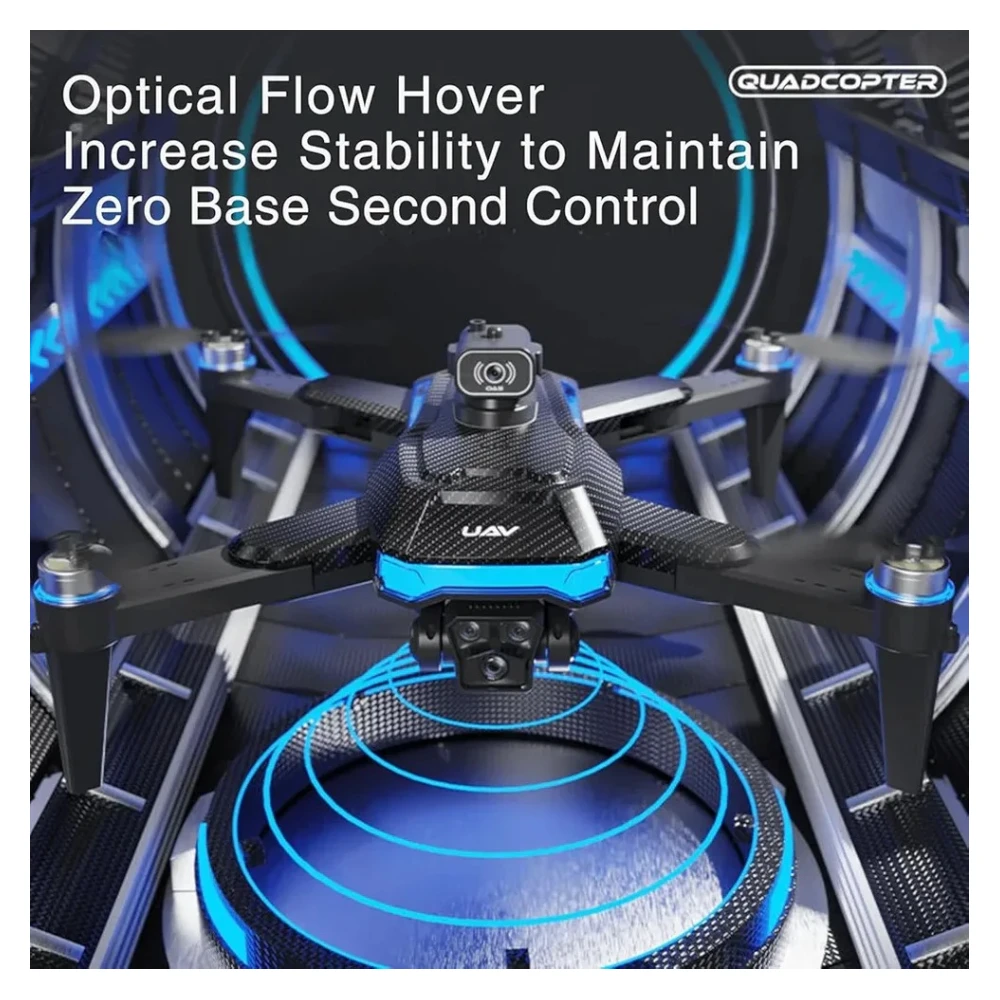 W3 Max Dual Camera Brushless Drone with 1080P HD FPV, Obstacle Avoidance, VR 3D Mode, 360° Flip, Altitude Hold, Trajectory Flight, 25 Min Flight Time – Ideal for Beginners
