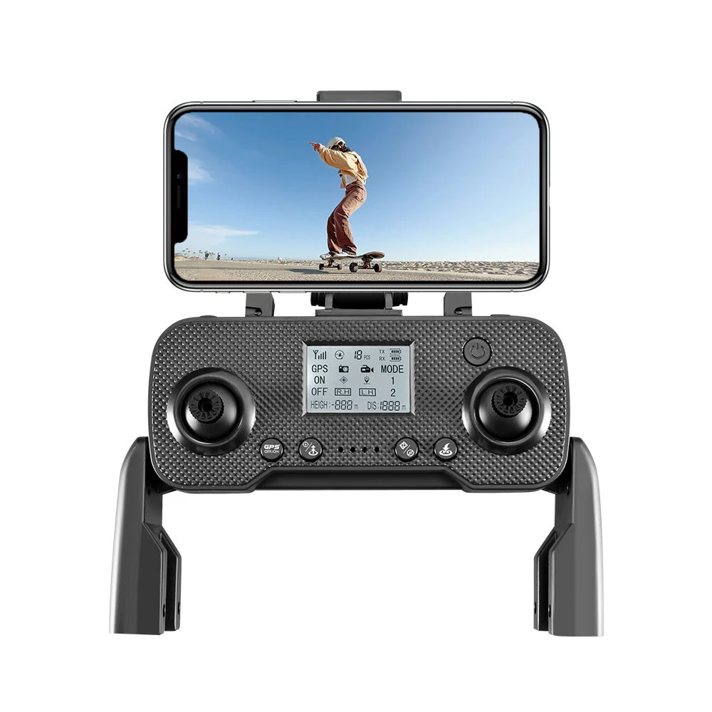 GT6 Foldable Drone with Wide Angle Camera, Obstacle Avoidance, Optical Flow Positioning, WiFi FPV RC Quadcopter, Gesture Control, Drone Toy Gift for Kids & Adults