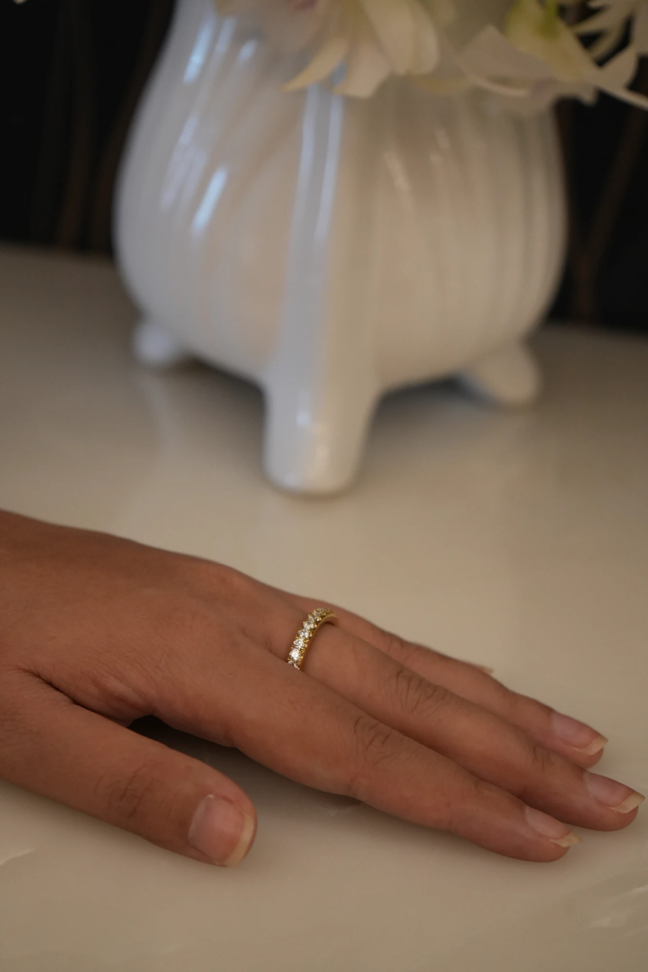 Radiant Crystal Ring
