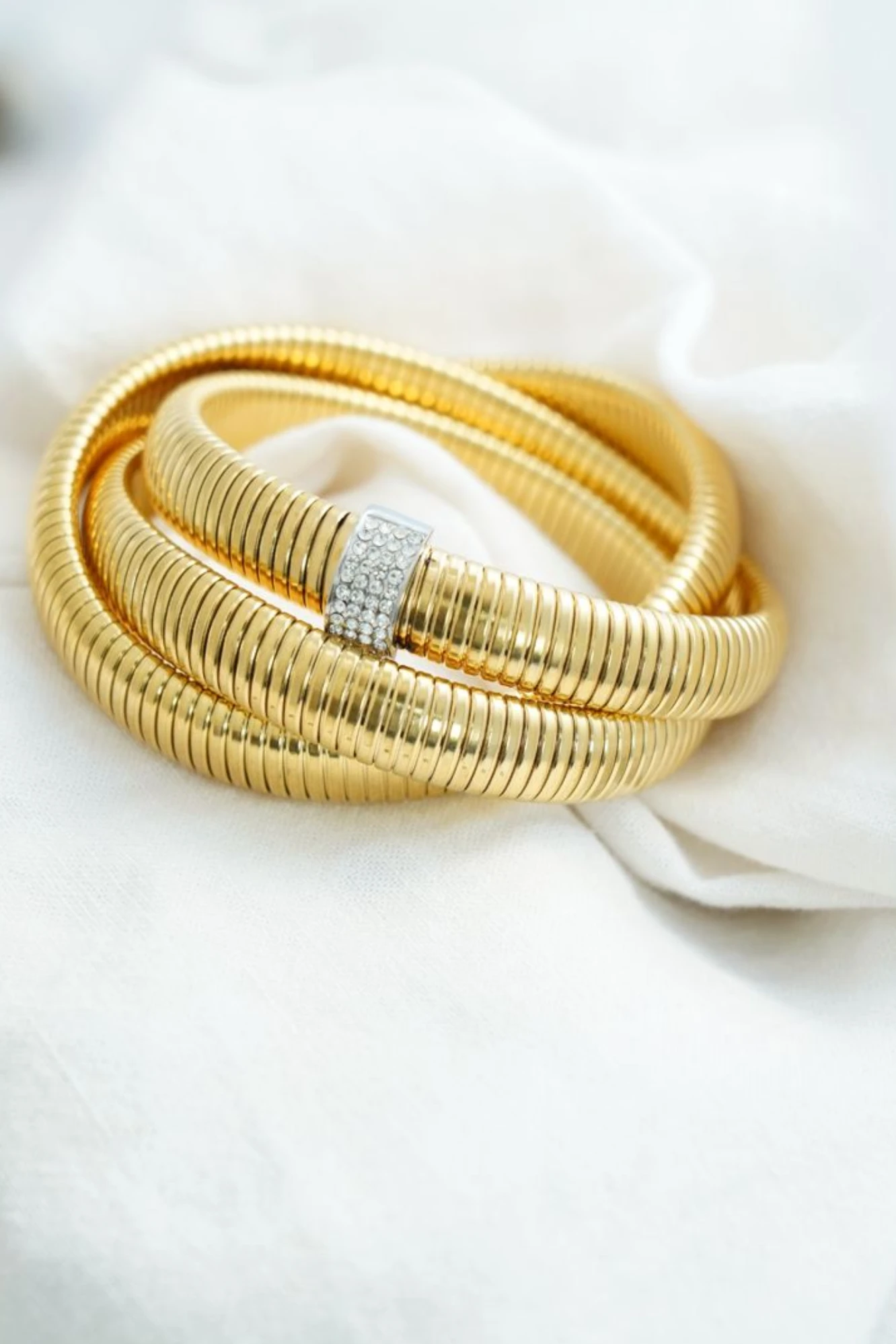 Golden Serpentine Bracelet