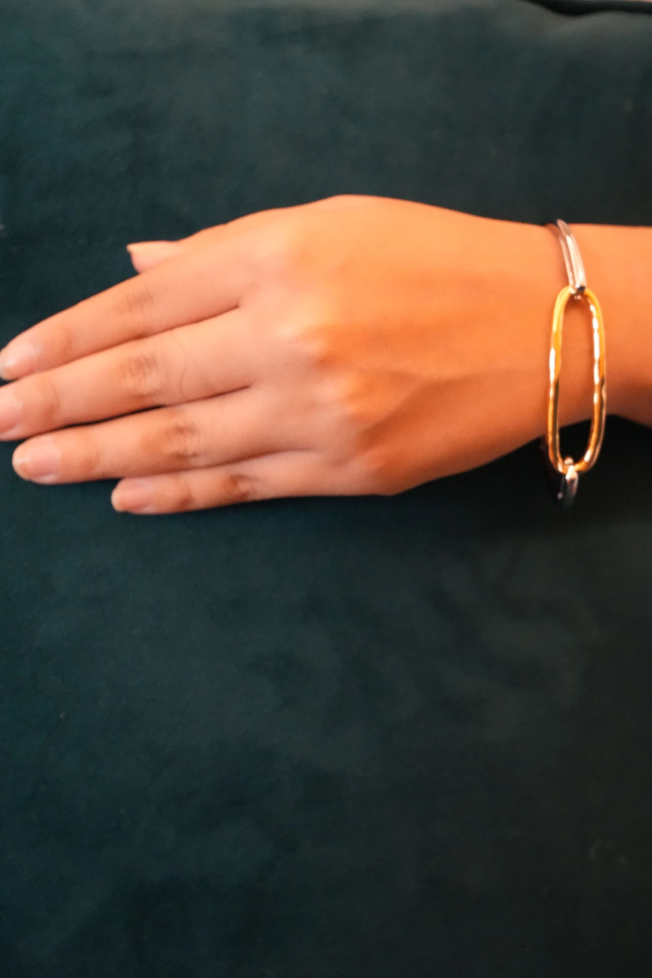 Lush Emerald Charm Bracelet