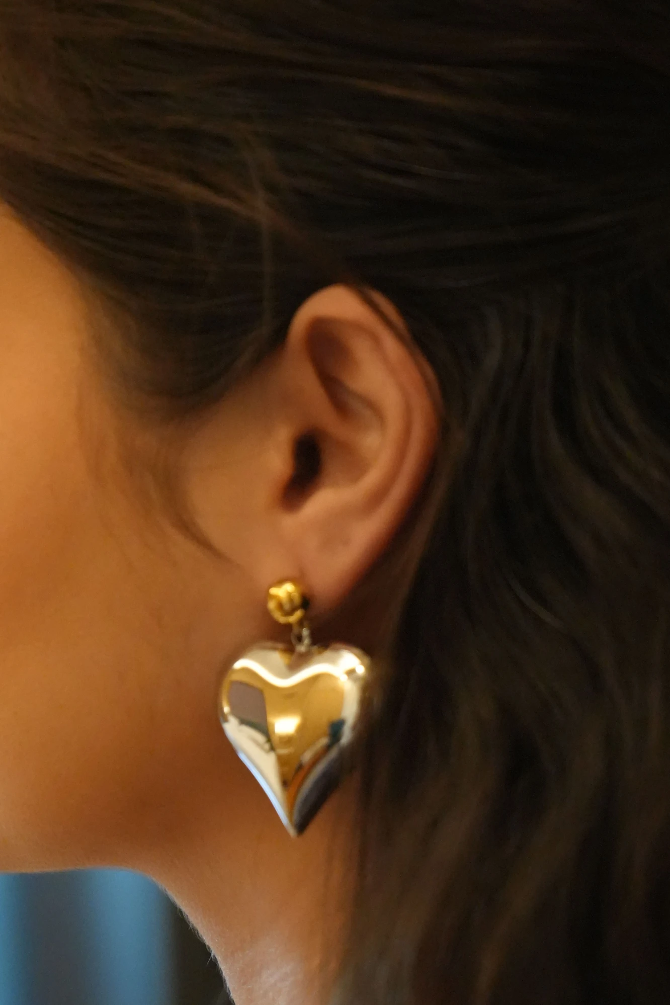 Heart Shape Hoops