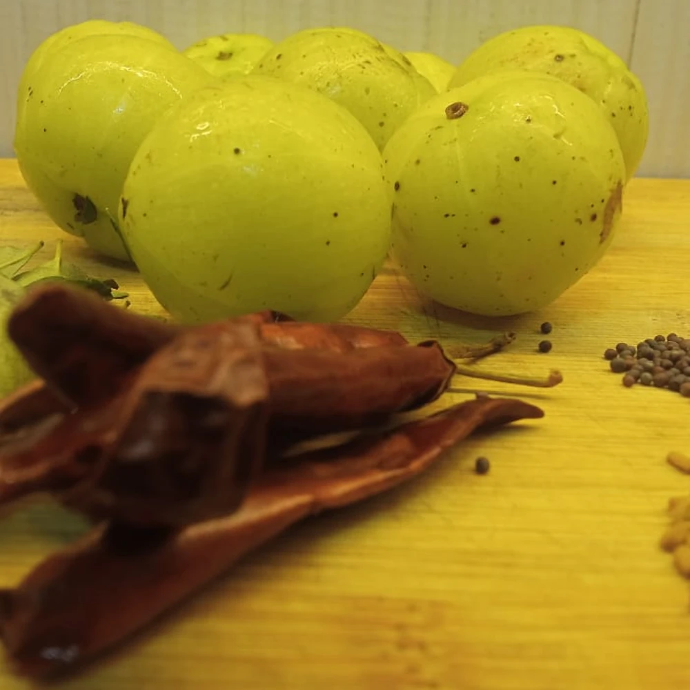 Sat morn - 8th nov - amla pickle