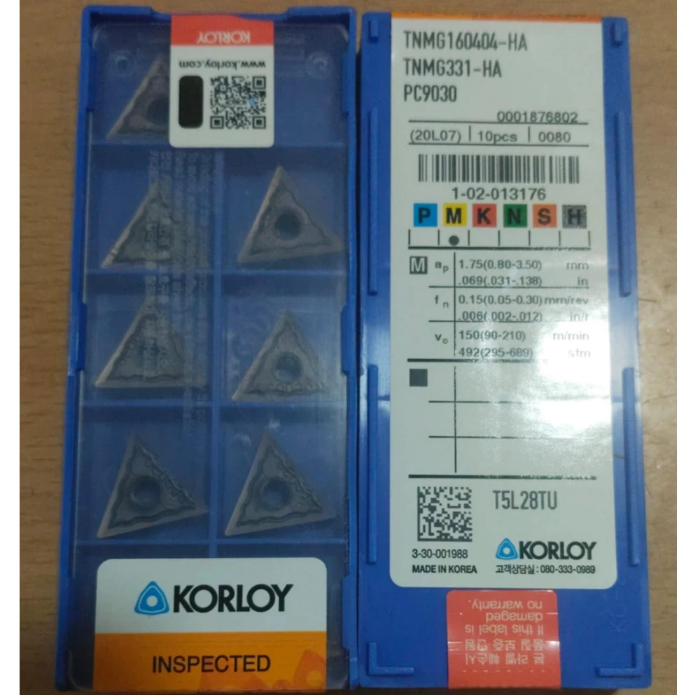 TNMG160404-HA PC9030      KORLOY
