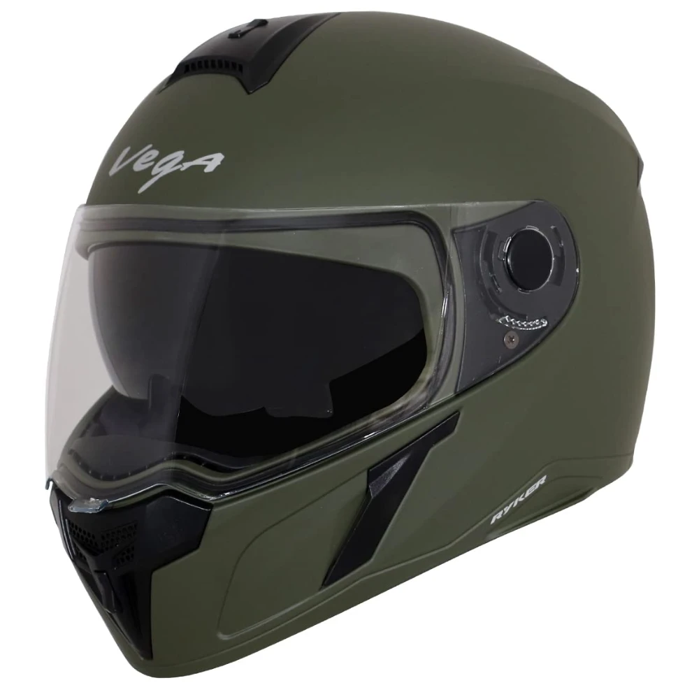 Vega Ryker D/V Dull Battle Green Helmet-L