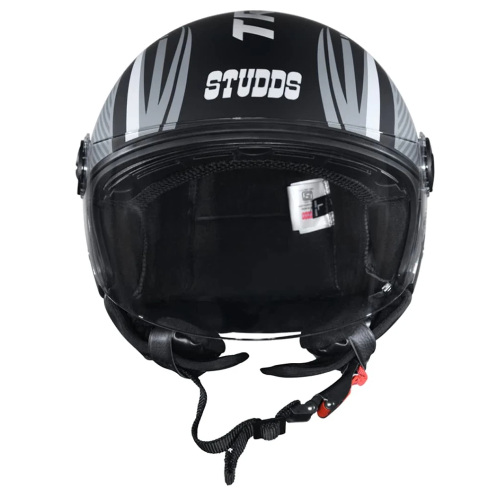 STUDDS Track D3 Open FACE Helmet N4 MATT Black-M