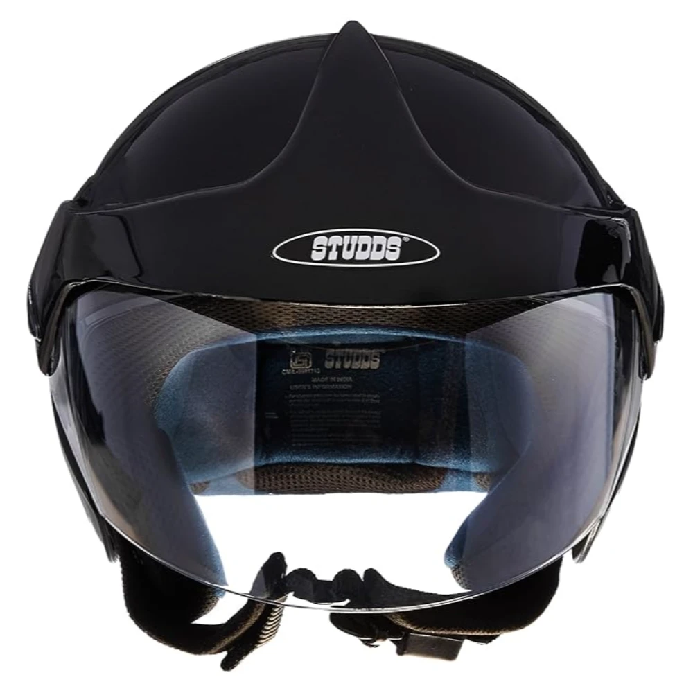 Studds Marshall Open Face Helmet (Black, XL)