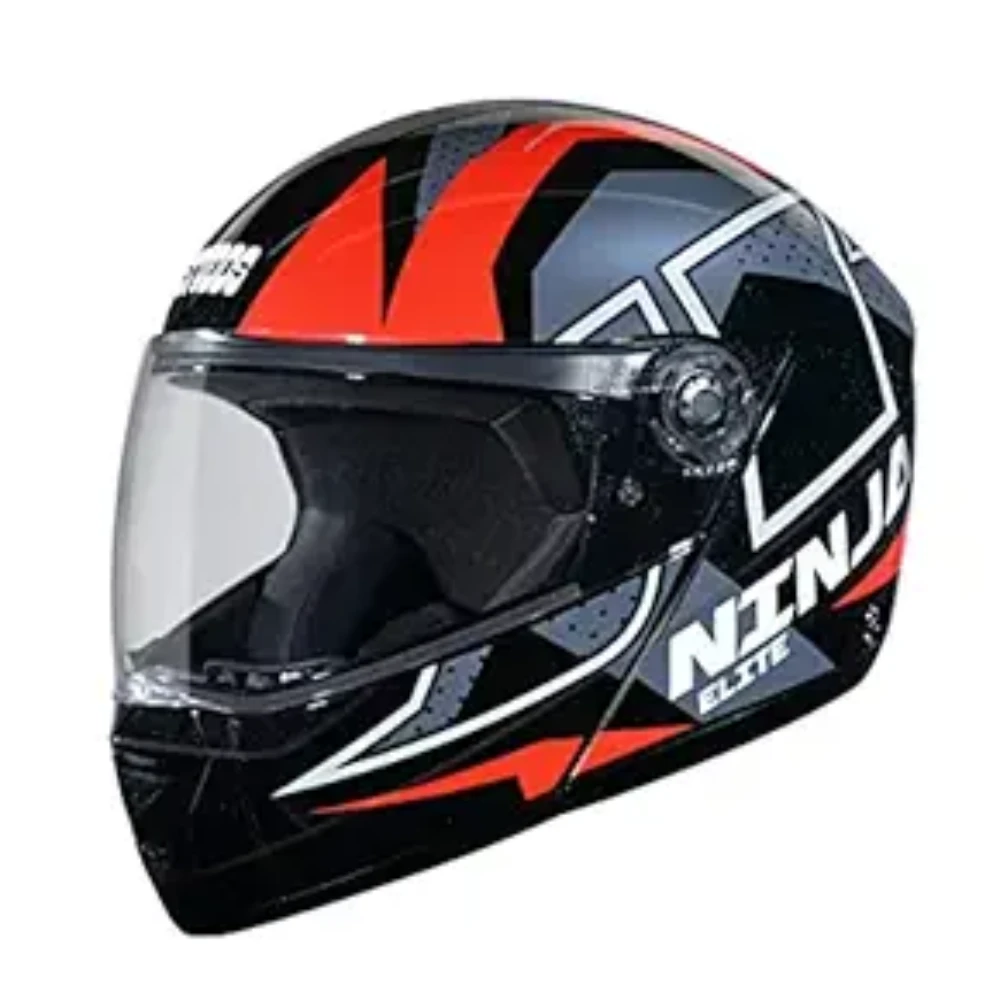 STUDDS Ninja Elite Super D6 FLIP-UP Full FACE Helmet N2 Black-XL