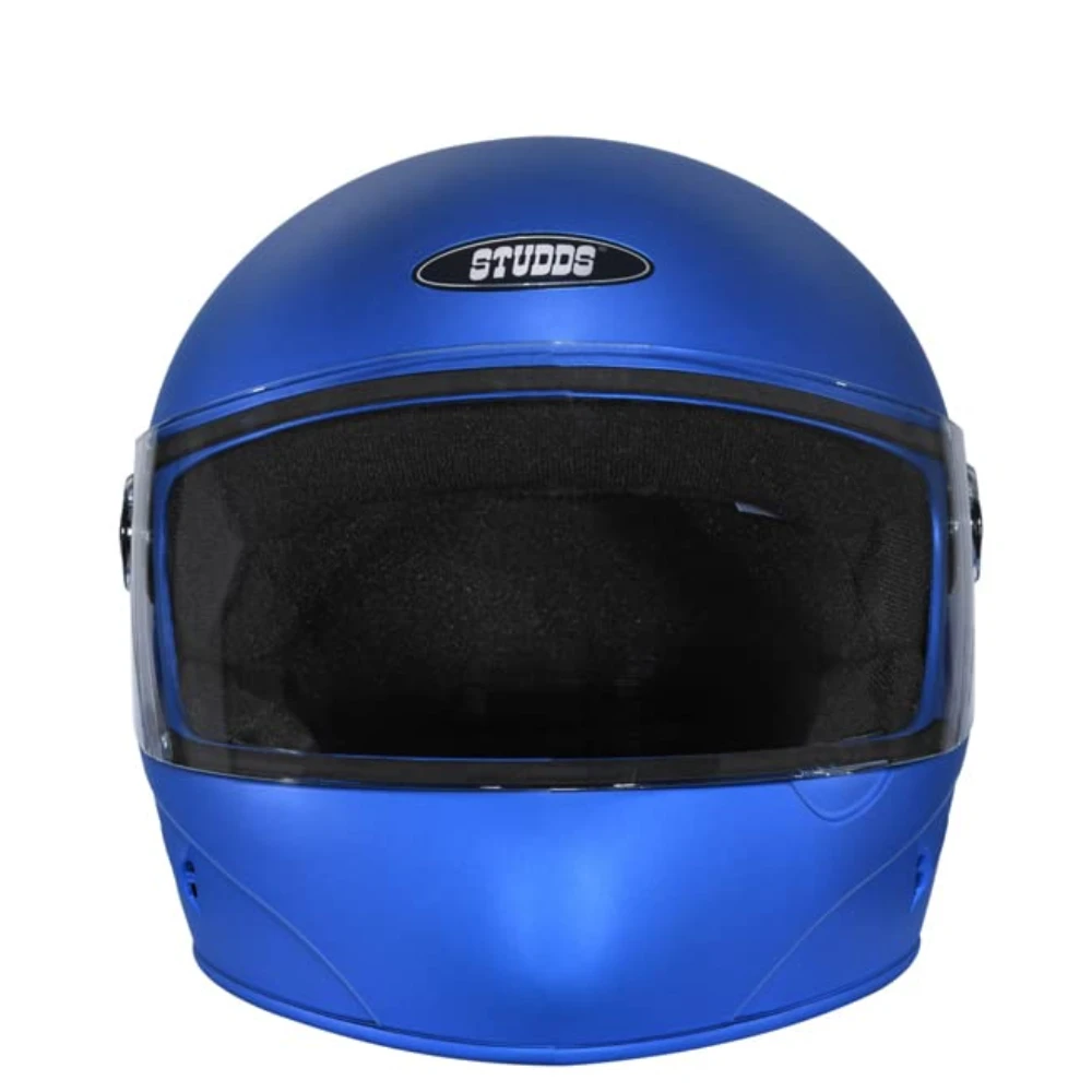 Studds Chrome SUPER Full Face Helmet (Matt Blue, XL)