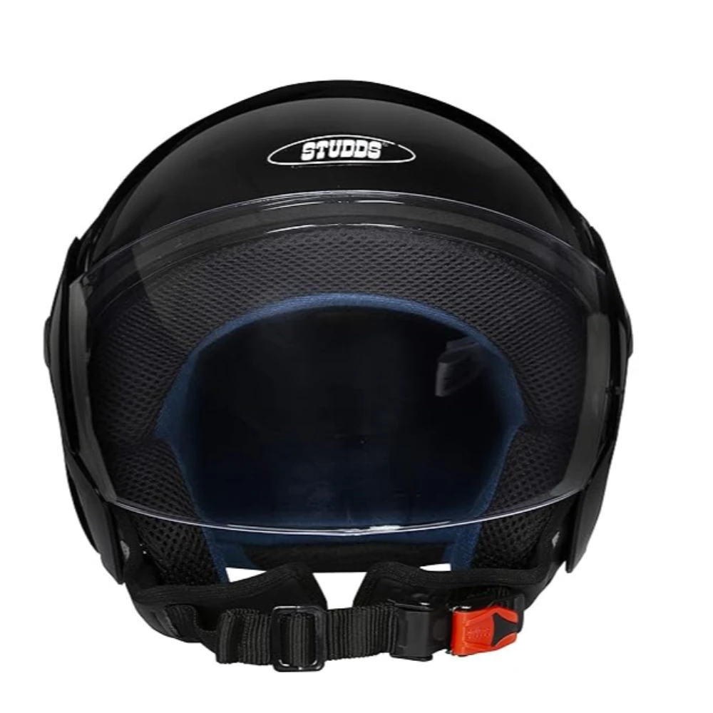 Studds Cub Open Face Helmet- Black (L)