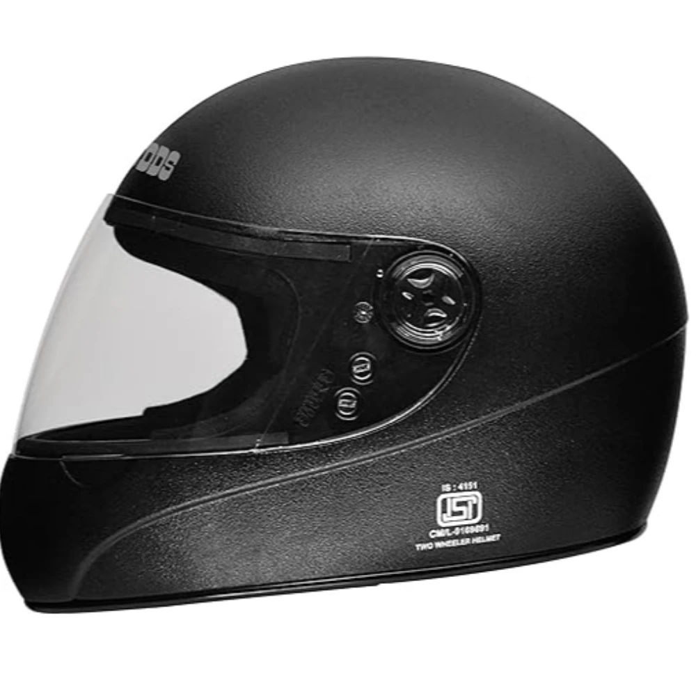 STUDDS Chrome Deluxe Full FACE Helmet Black -XL