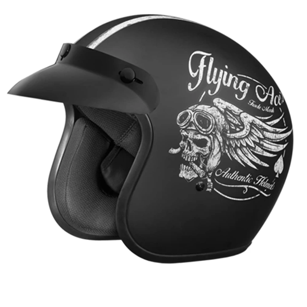 Studds Jetstar D5 Flying Ace's M.Bk (L), Black
