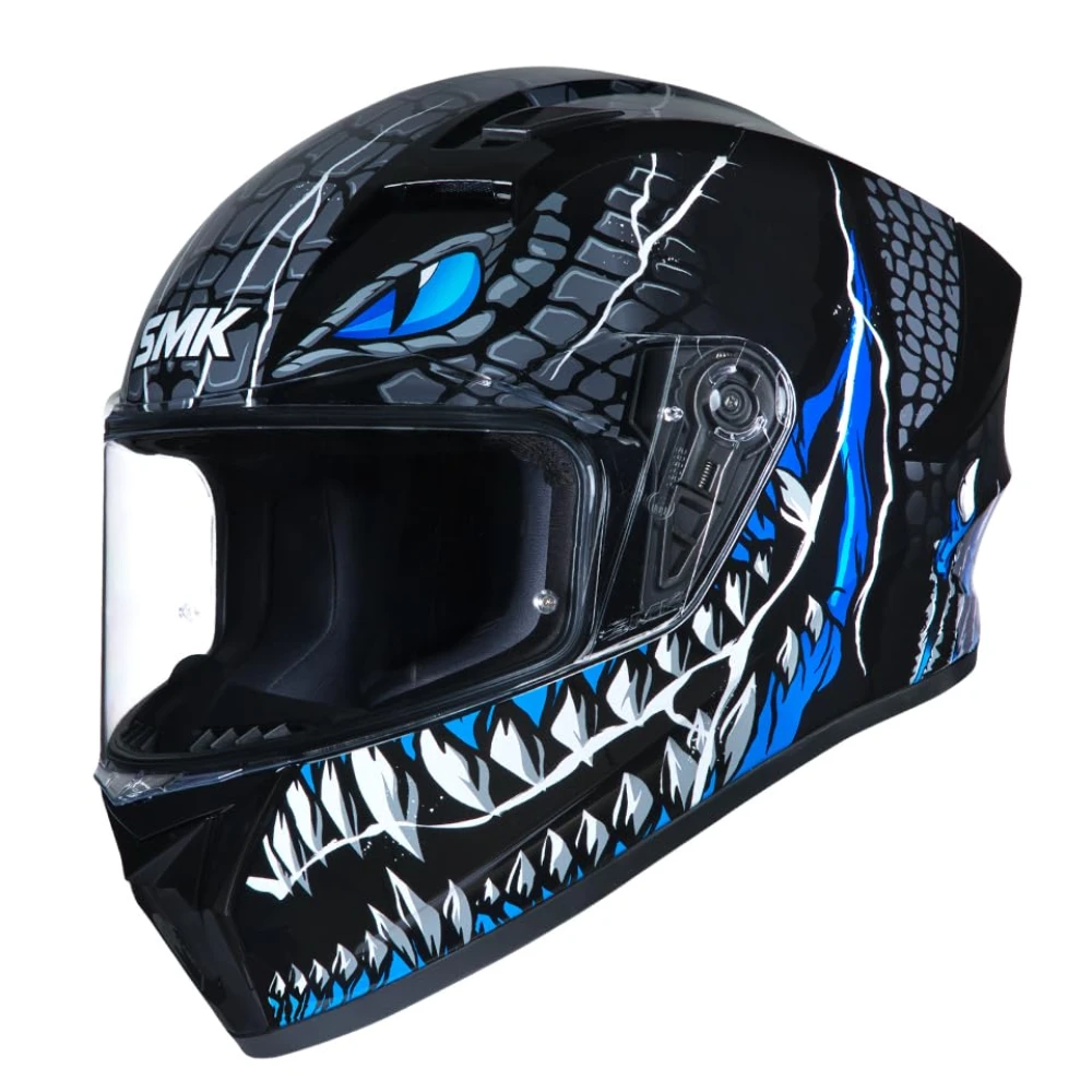 SMK-Link Stellar Sports Taotei Helmet Ece-06 Certified with Anti Fog Clear Visor for Men and Women