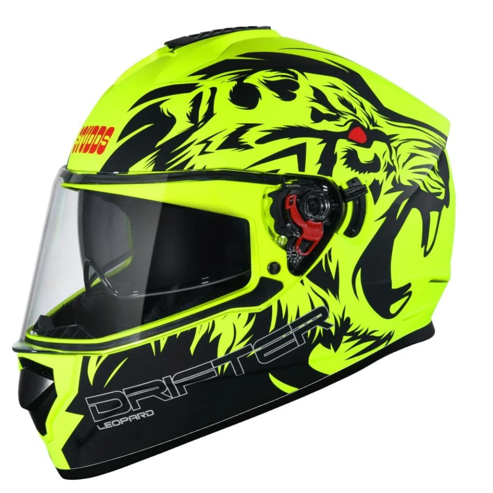 Studds Drifter Full Face Helmet Matt Yellow N9, Size: M(57-58cm)
