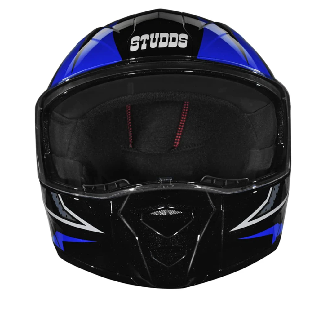 STUDDS Ninja Elite Super D6 FLIP-UP Full FACE Helmet N1 Black-L