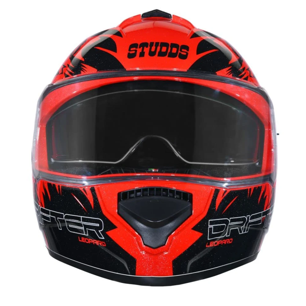 Studds Drifter Full Face Helmet Red N9, Size: XL(60 cm)
