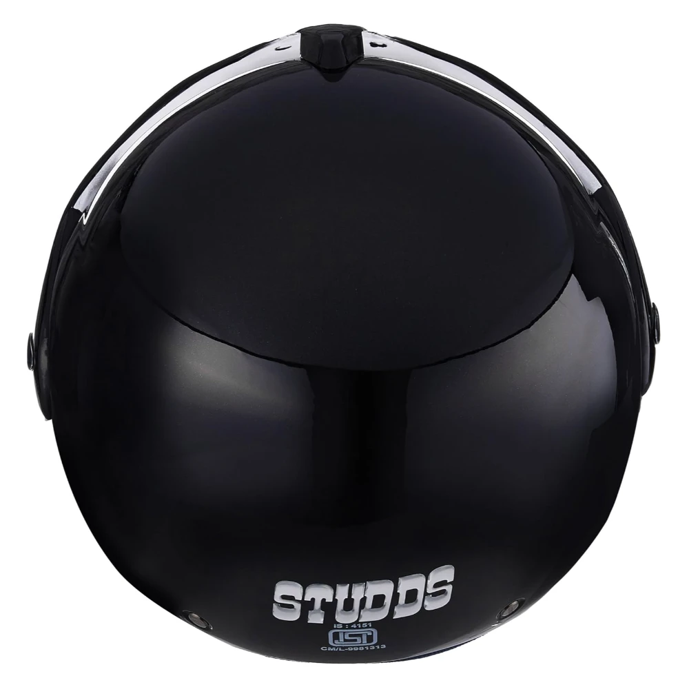 Studds Marshall Open Face Helmet (Black, XL)