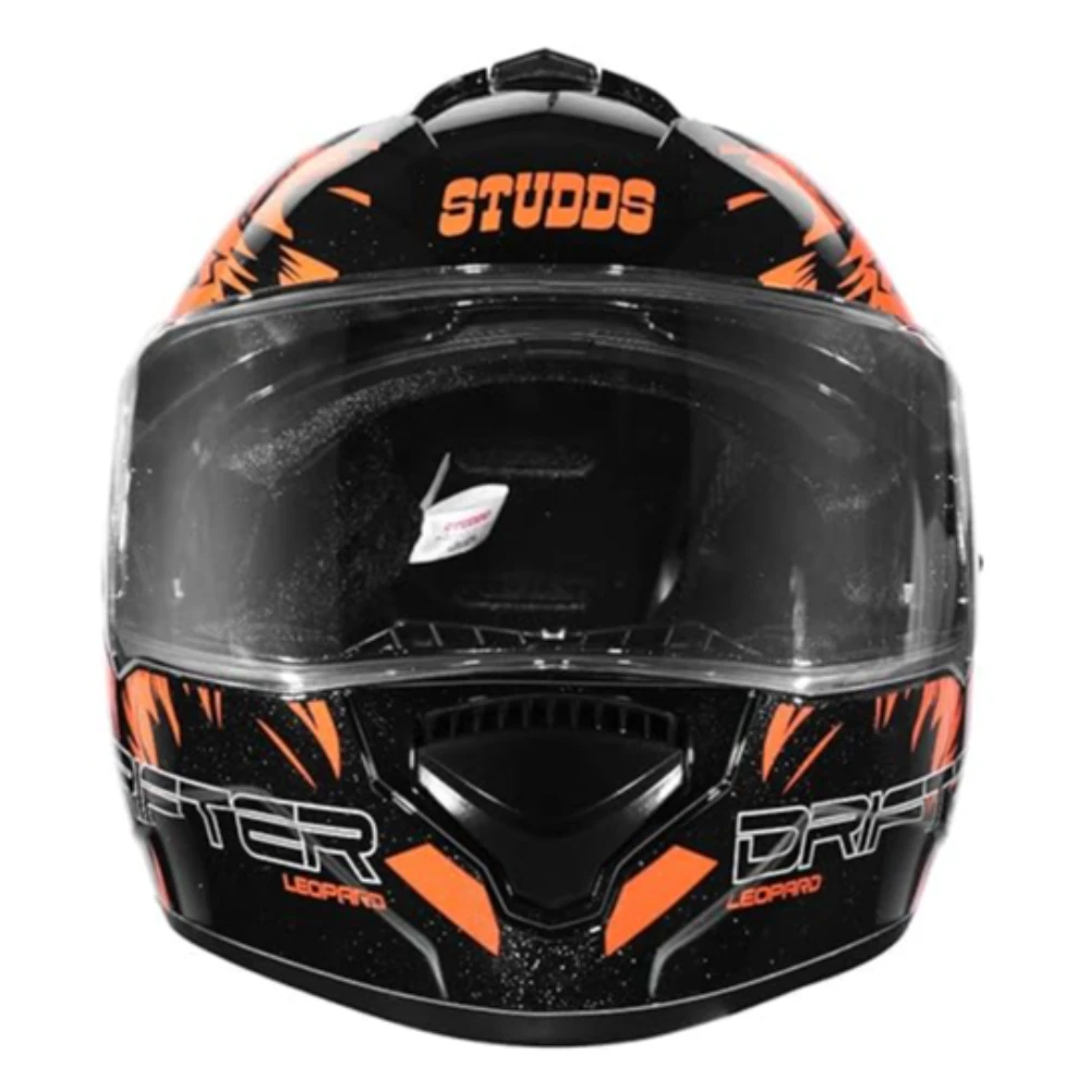 Studds Drifter Full Face Helmet Black N10, Size: XL(60 cm)