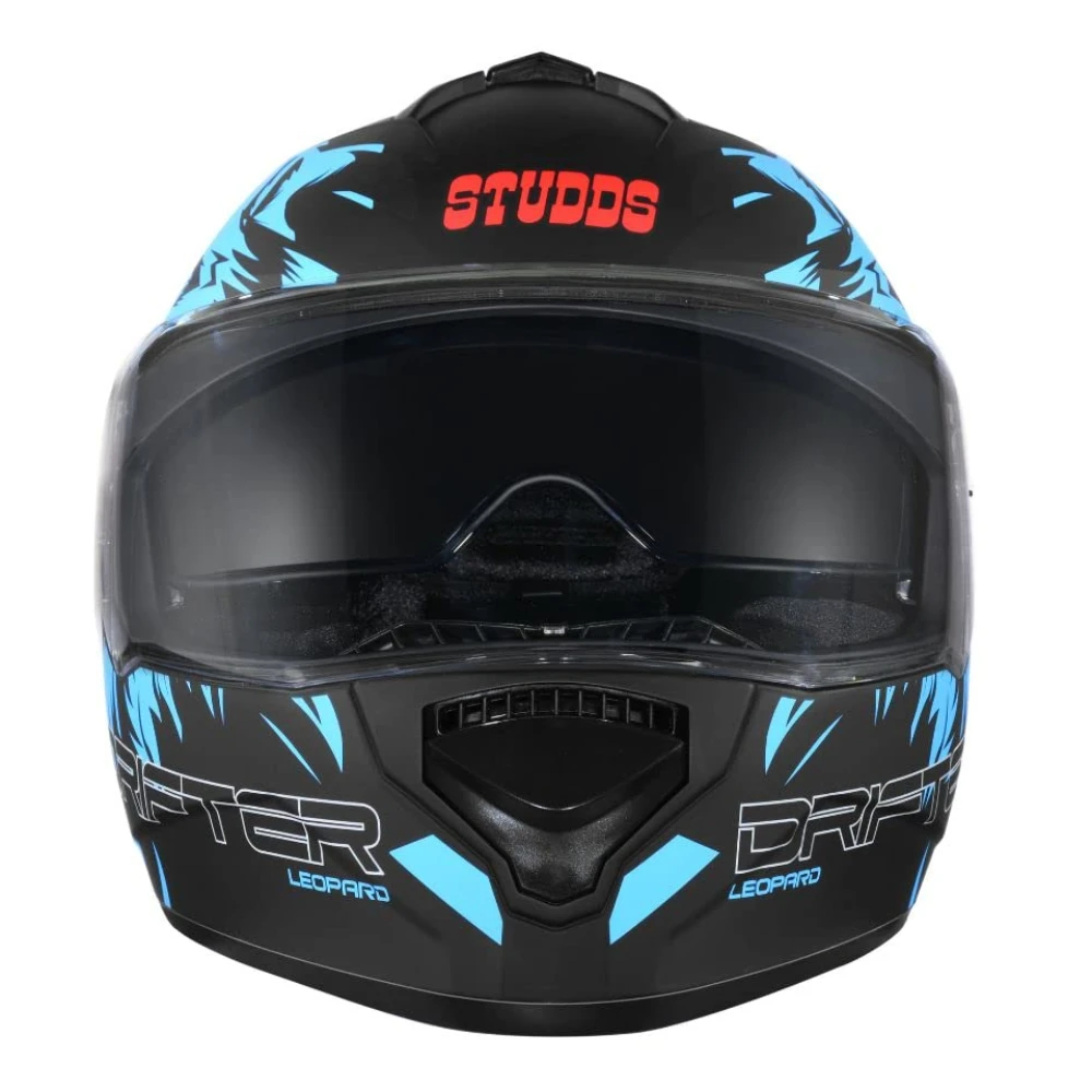 Studds Drifter Full Face Helmet Matt Black N1, Size: XL(60 cm)