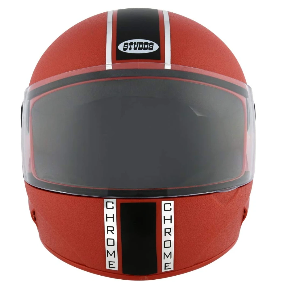 Studds Chrome Eco Full Face Helmet (Red, XL 600MM)