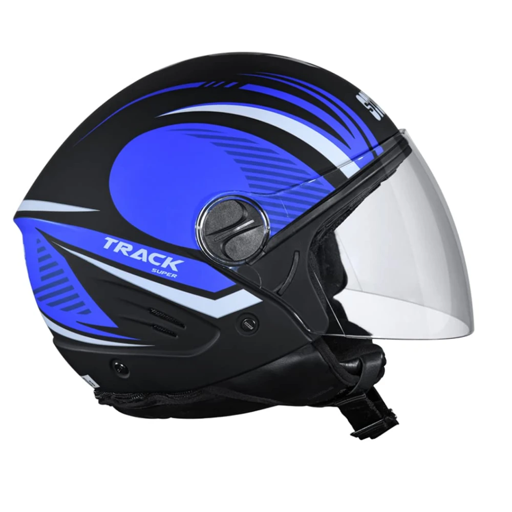 STUDDS Track D3 Open FACE Helmet N1 MATT Black-L
