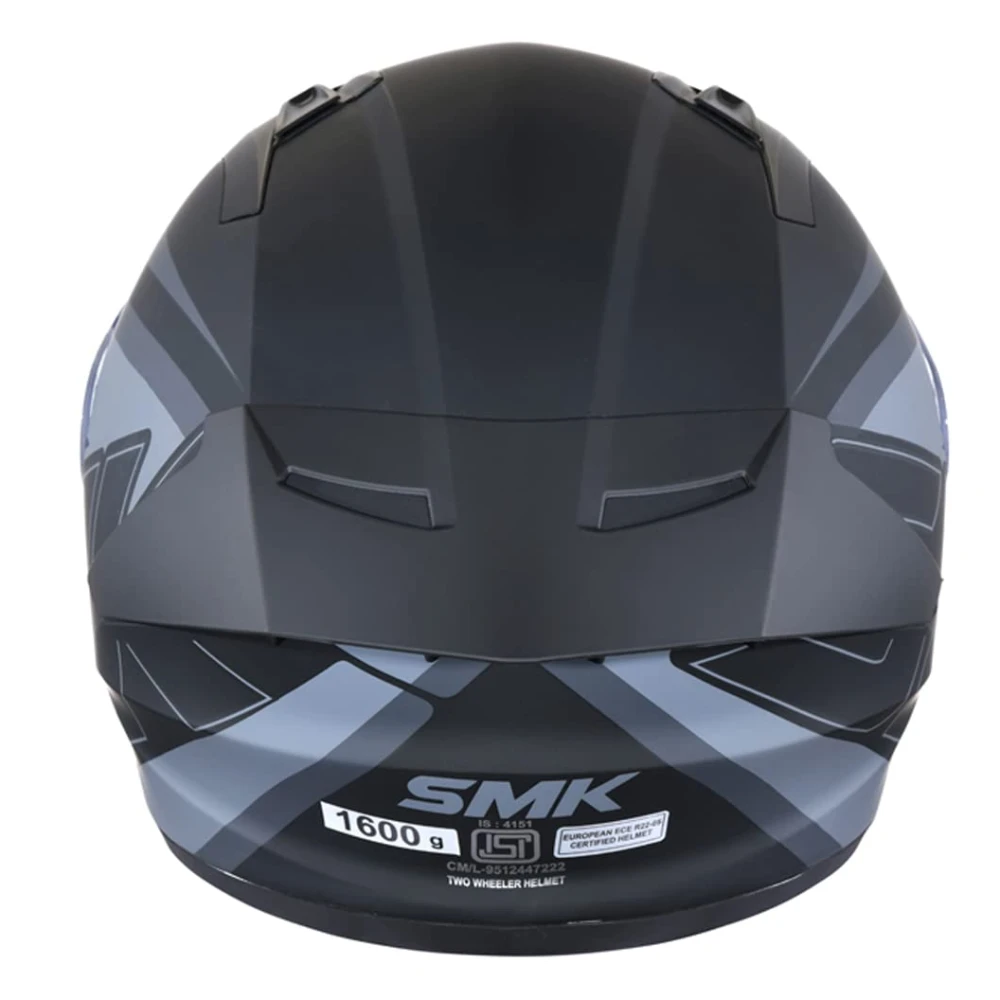 SMK Stellar Sports Stage Full FACE Helmet with PINLOCK Fited (MA262)-M