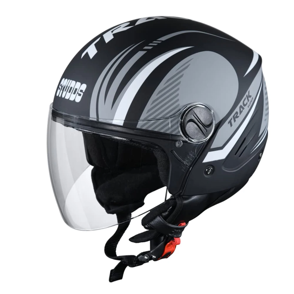 STUDDS Track D3 Open FACE Helmet N4 MATT Black-M