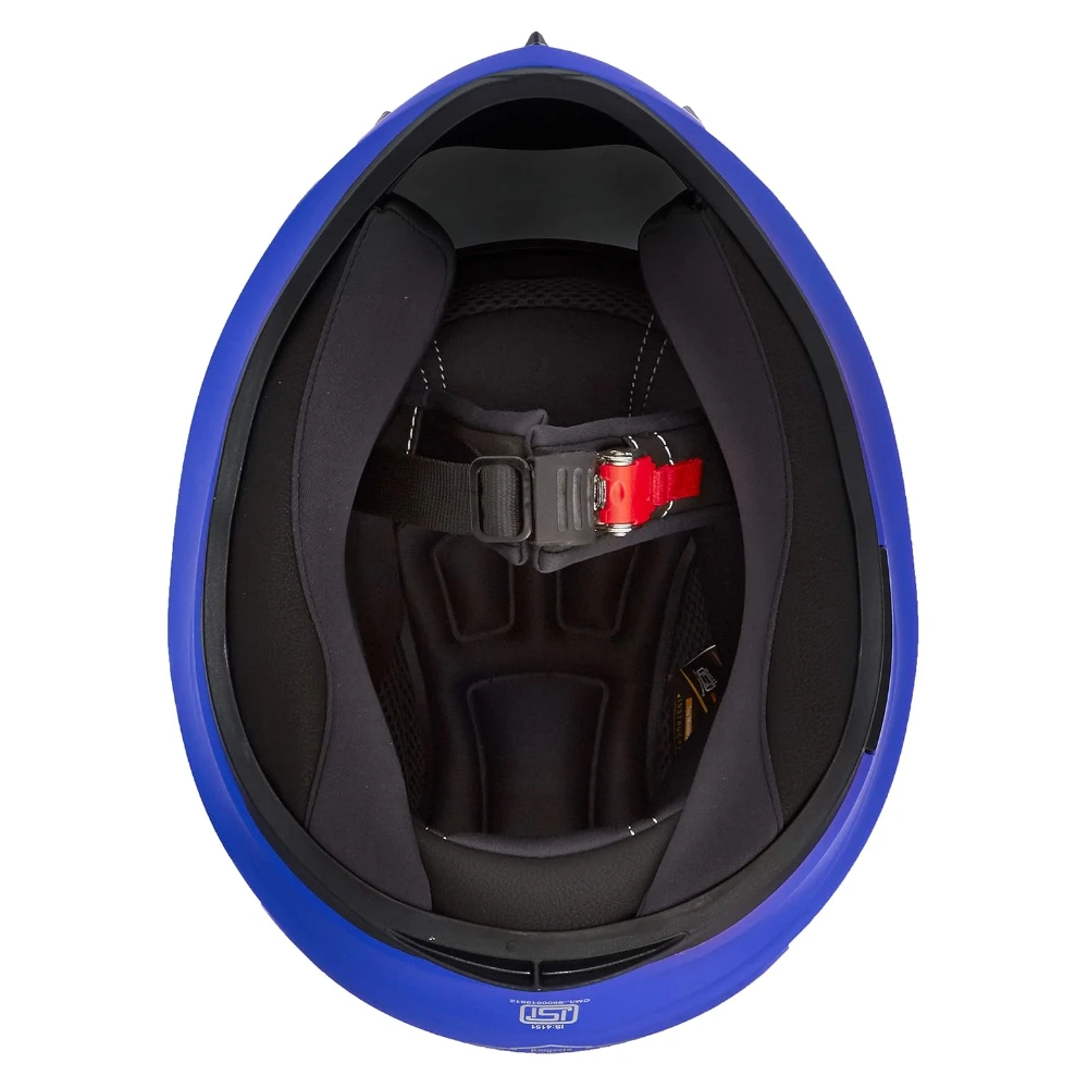 Steelbird SA-1 Aeronautics Full Face Helmet Blue, Size: L(57-58 cm)