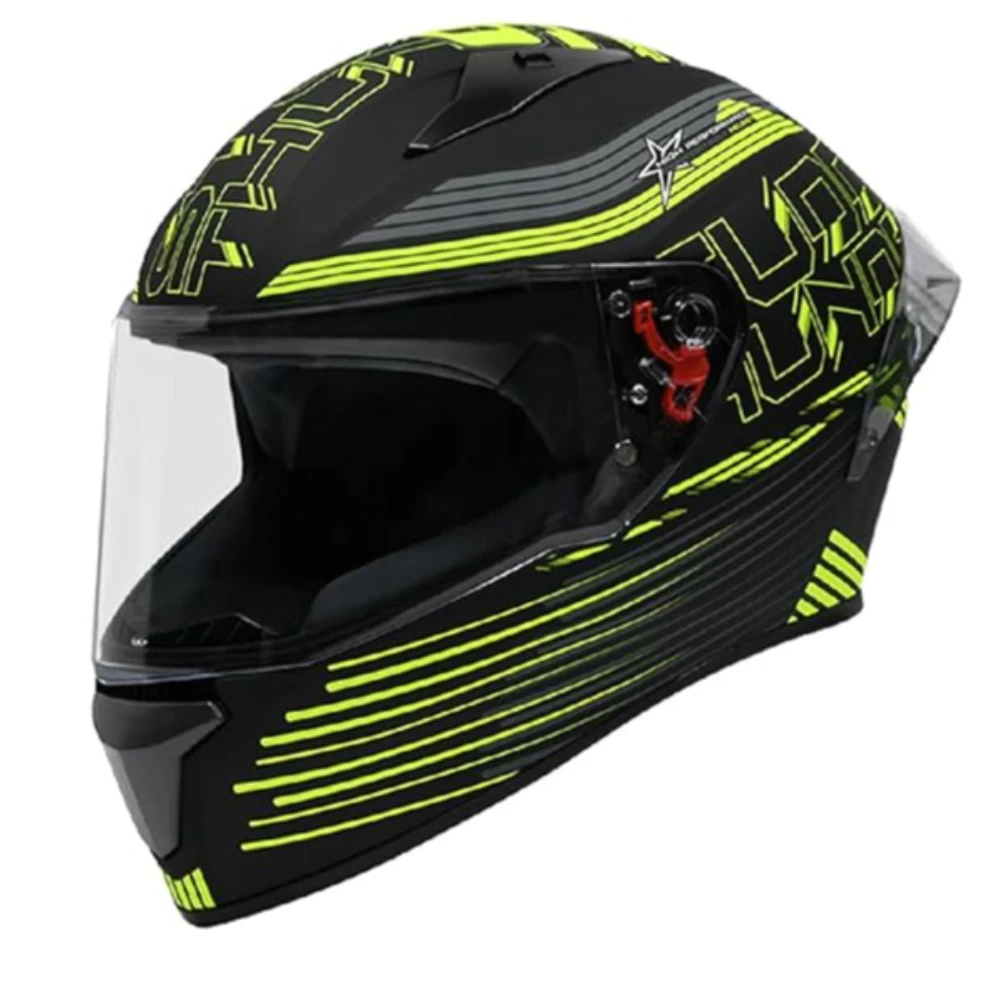 Studds Thunder D11 Isi and Dot Certified Full Face Motorcycling Helmet for Men and Women with Clear Visor