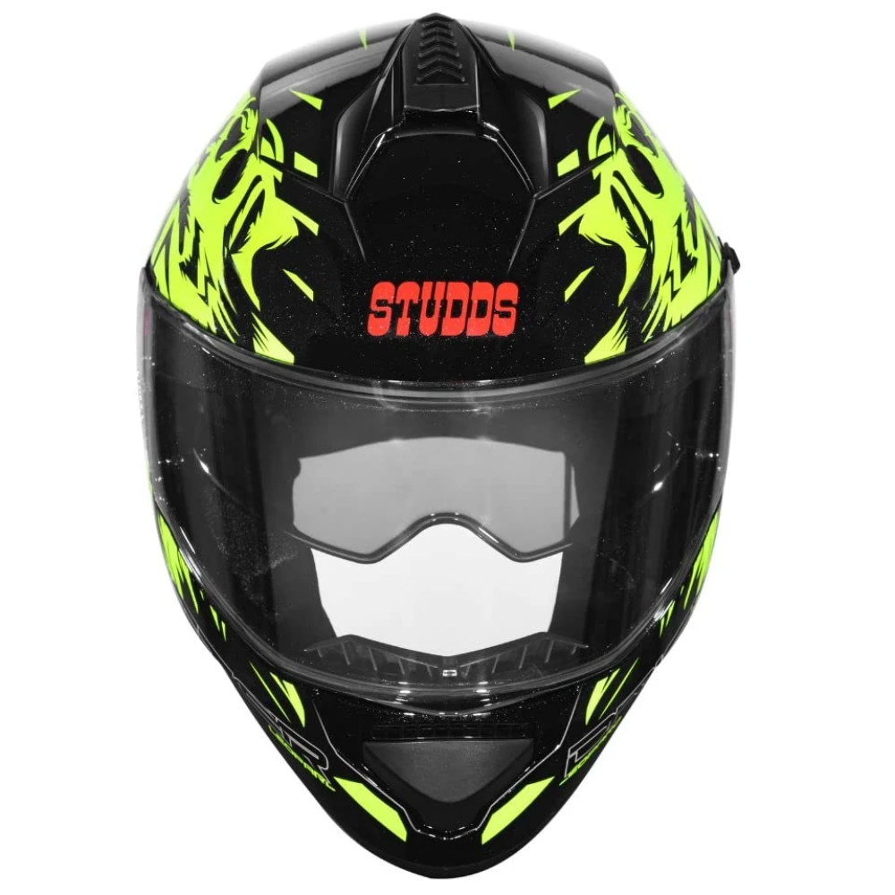Studds Drifter Full Face Helmet Black N5, Size: XL(60 cm)